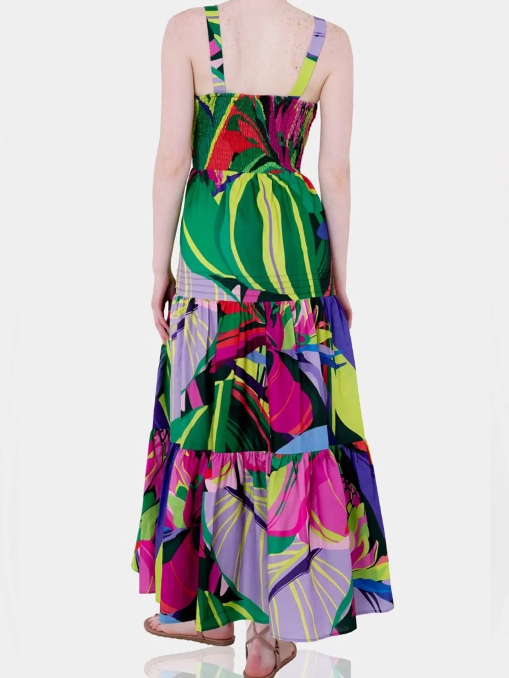 Ht 360 collective Nordstrom Vibrant Tropical Print Maxi Dress - Picture 2 of 7